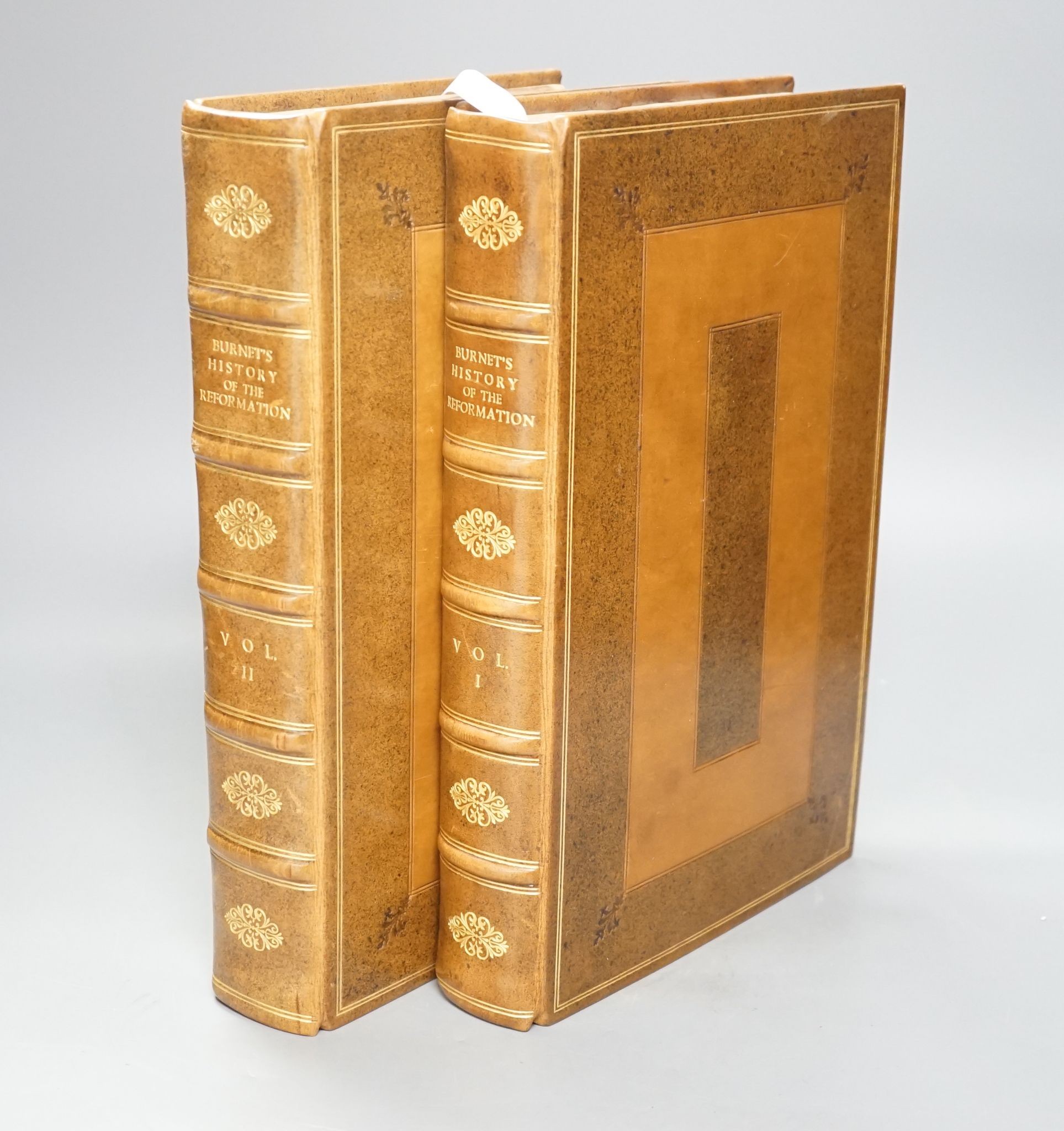 Burnet, Gilbert - The History of the Reformation of the Church of England ... 2 vols, pictorial engraved and printed titles (in red and black), 16 engraved portraits; 20th century